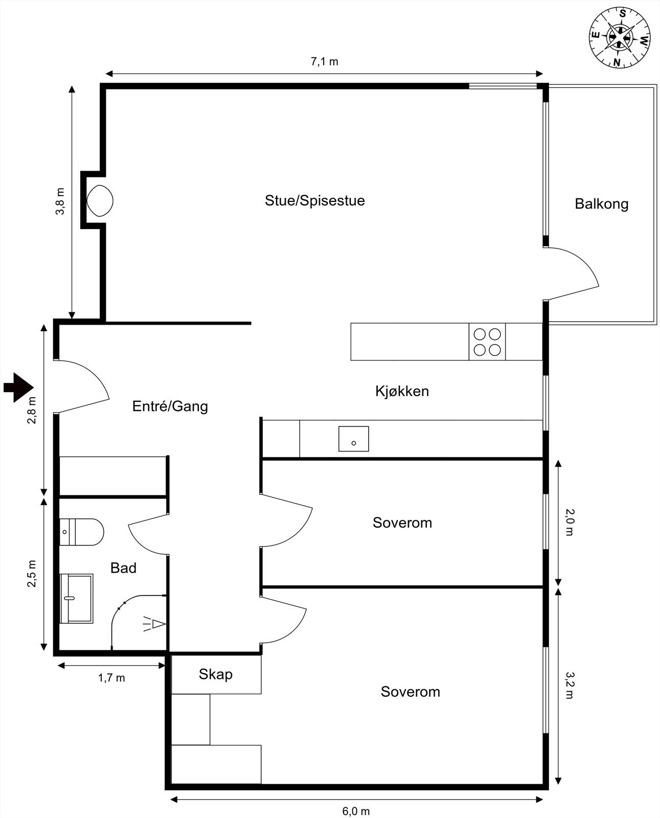 Plantegning. Galleribilde