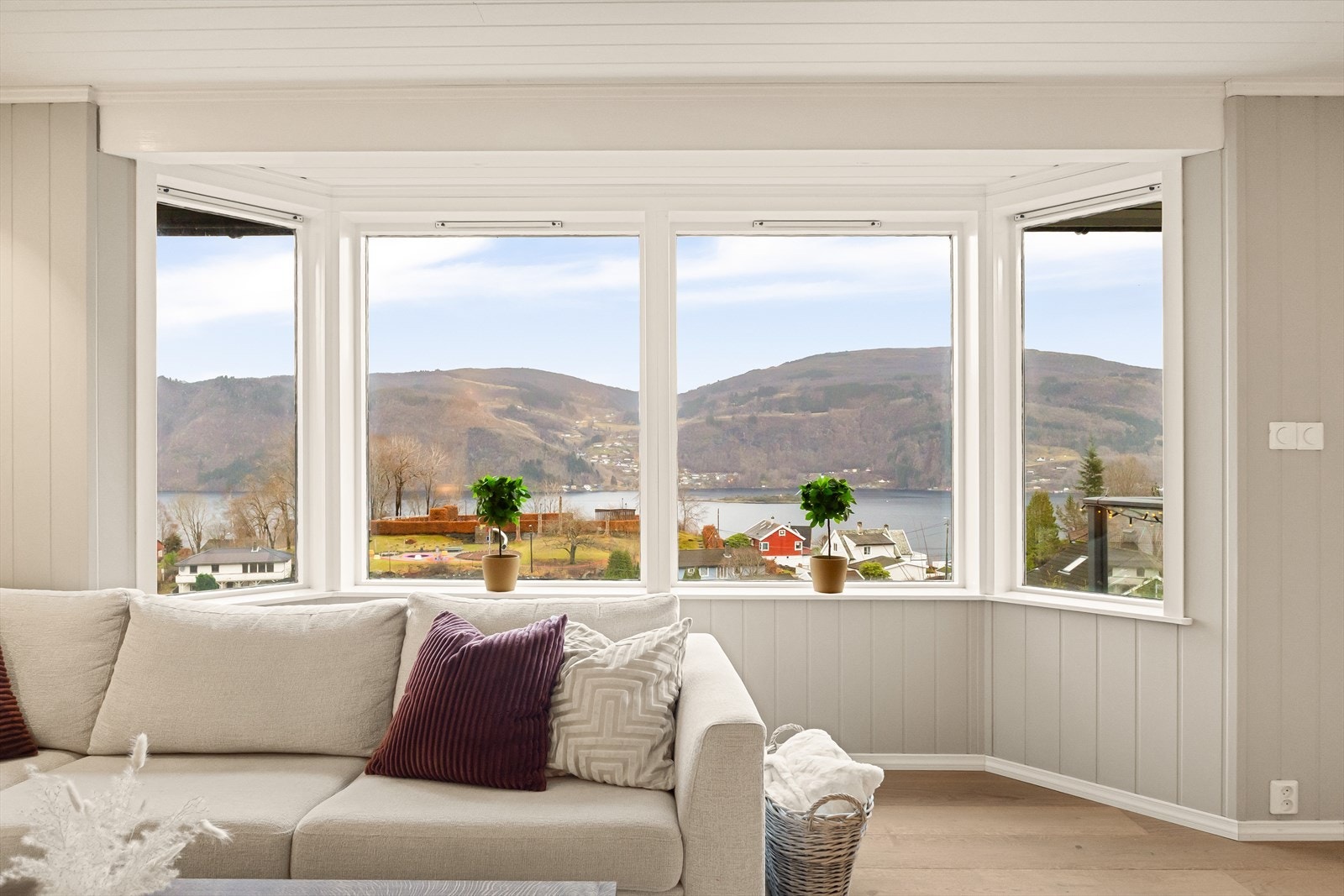 Her kan man nyte en vakker og naturskjønn utsikt. Galleribilde