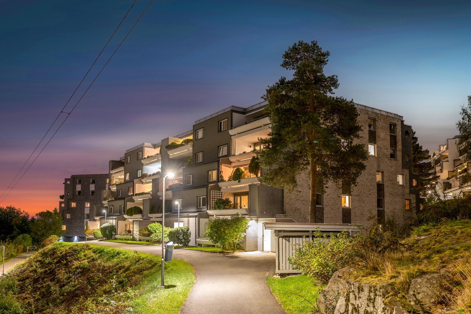 Ullernåsen Boligsameie består av 424 seksjoner Galleribilde