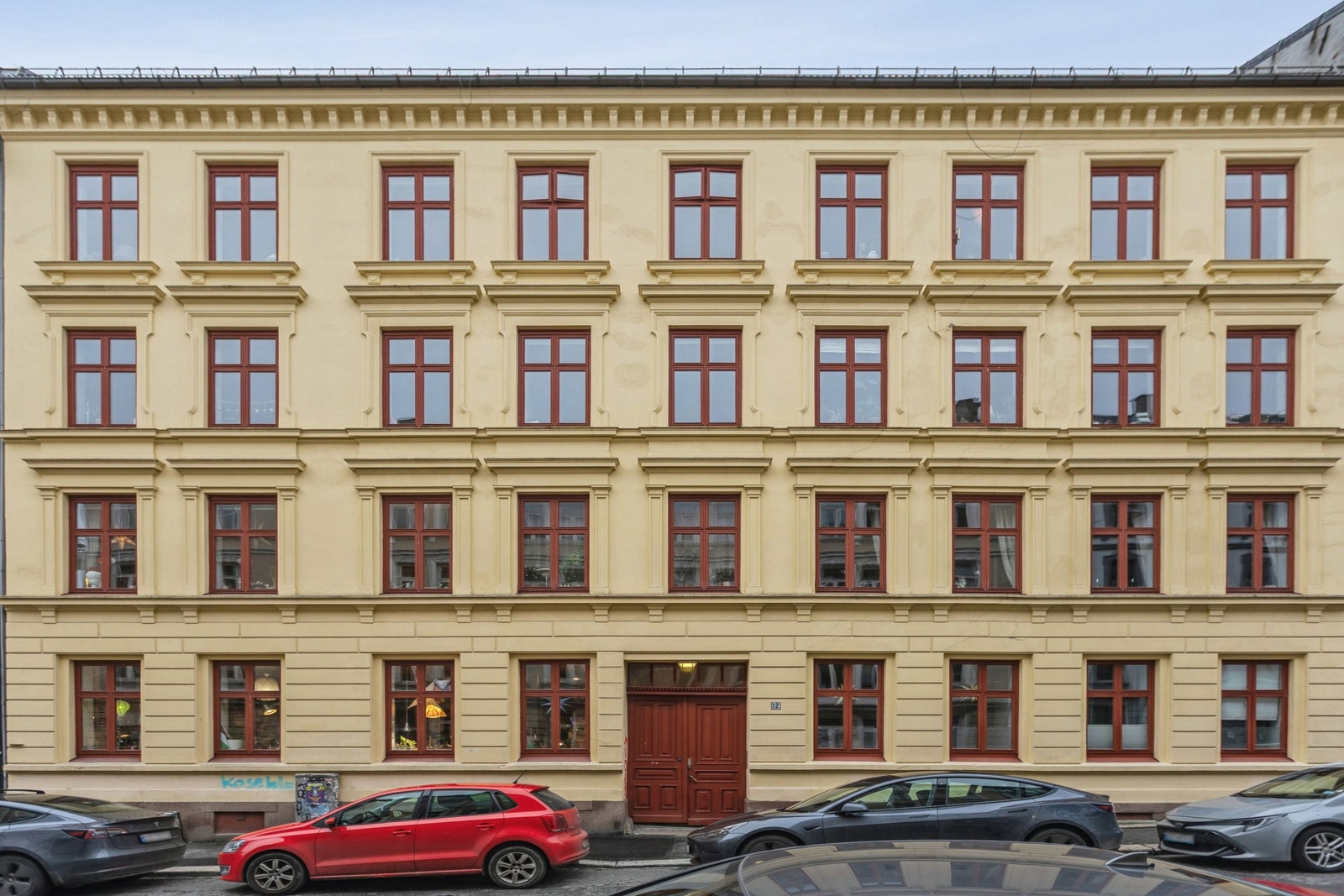 Bergstien er en rolig gate, uten mye gjennomgangstrafikk Galleribilde