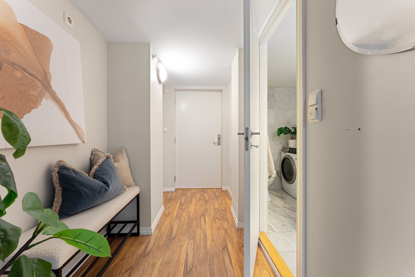 Velkommen inn til en hyggelig visning! Galleribilde