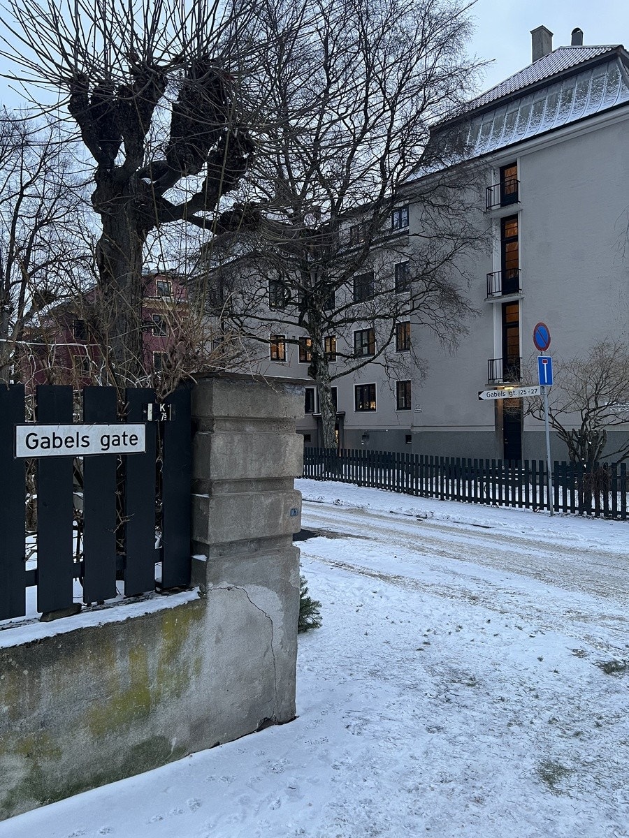 Sentralt på Frogner, i stille sidegate. Galleribilde