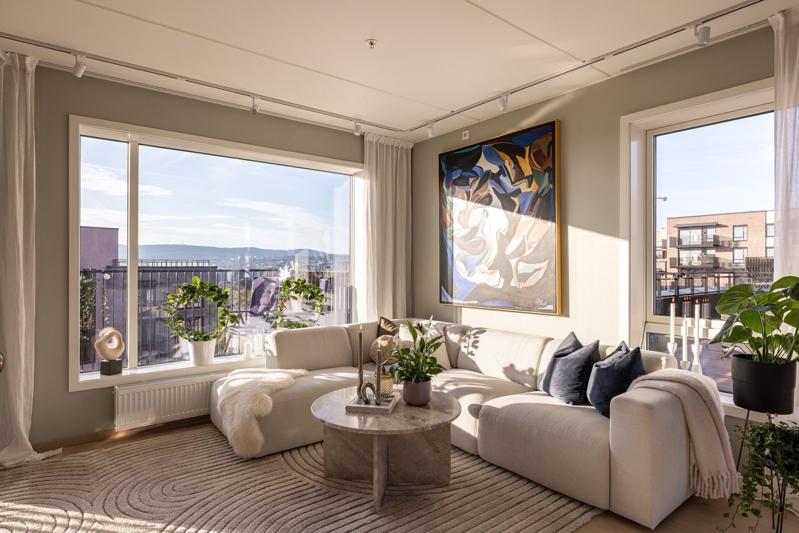 Fjernvarme inkl i felleskostnader. Galleribilde