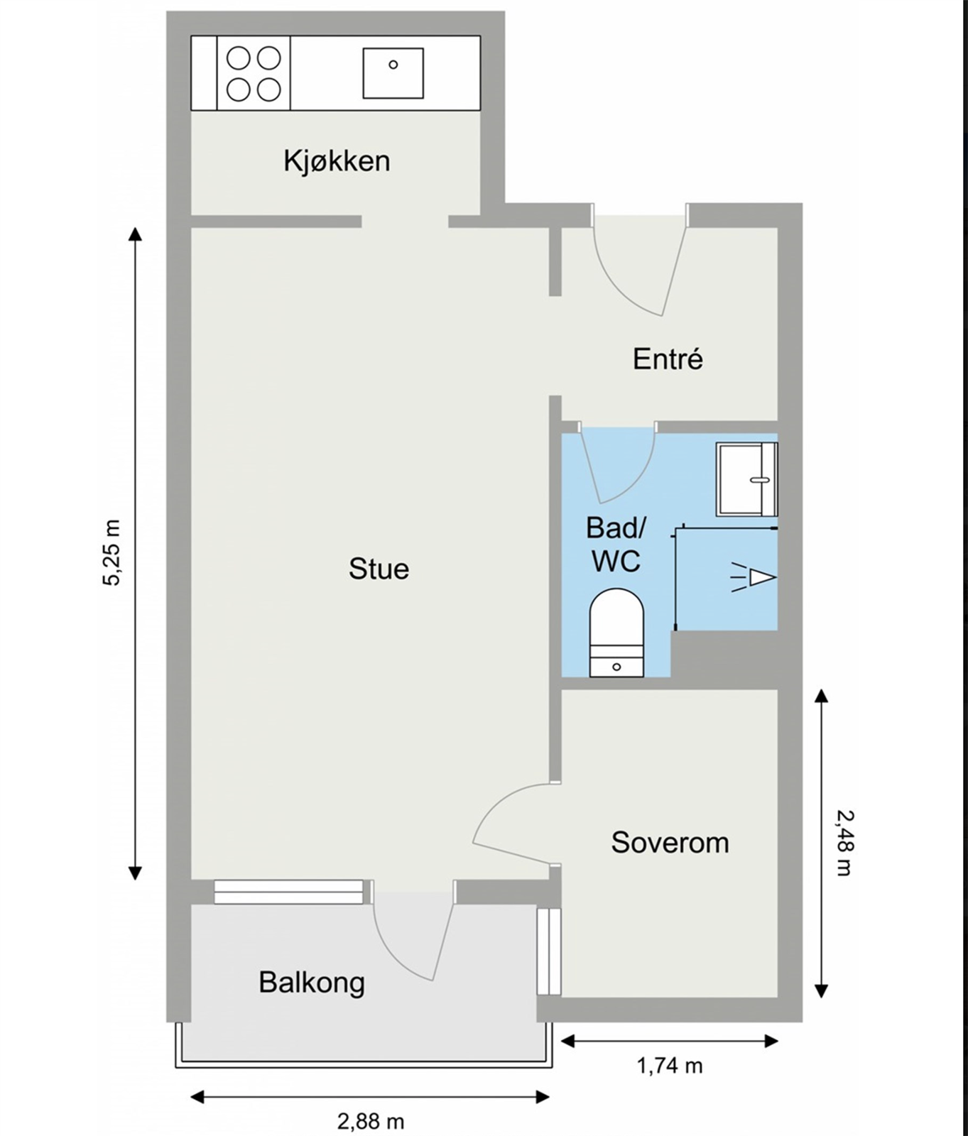 Planskisse. Galleribilde