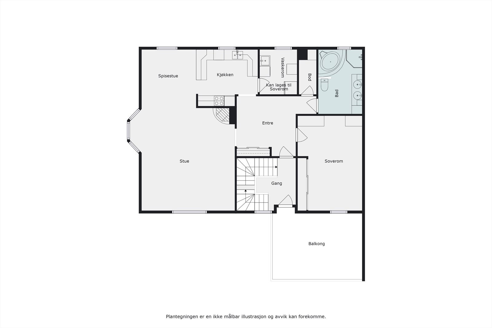 Plantegning Galleribilde