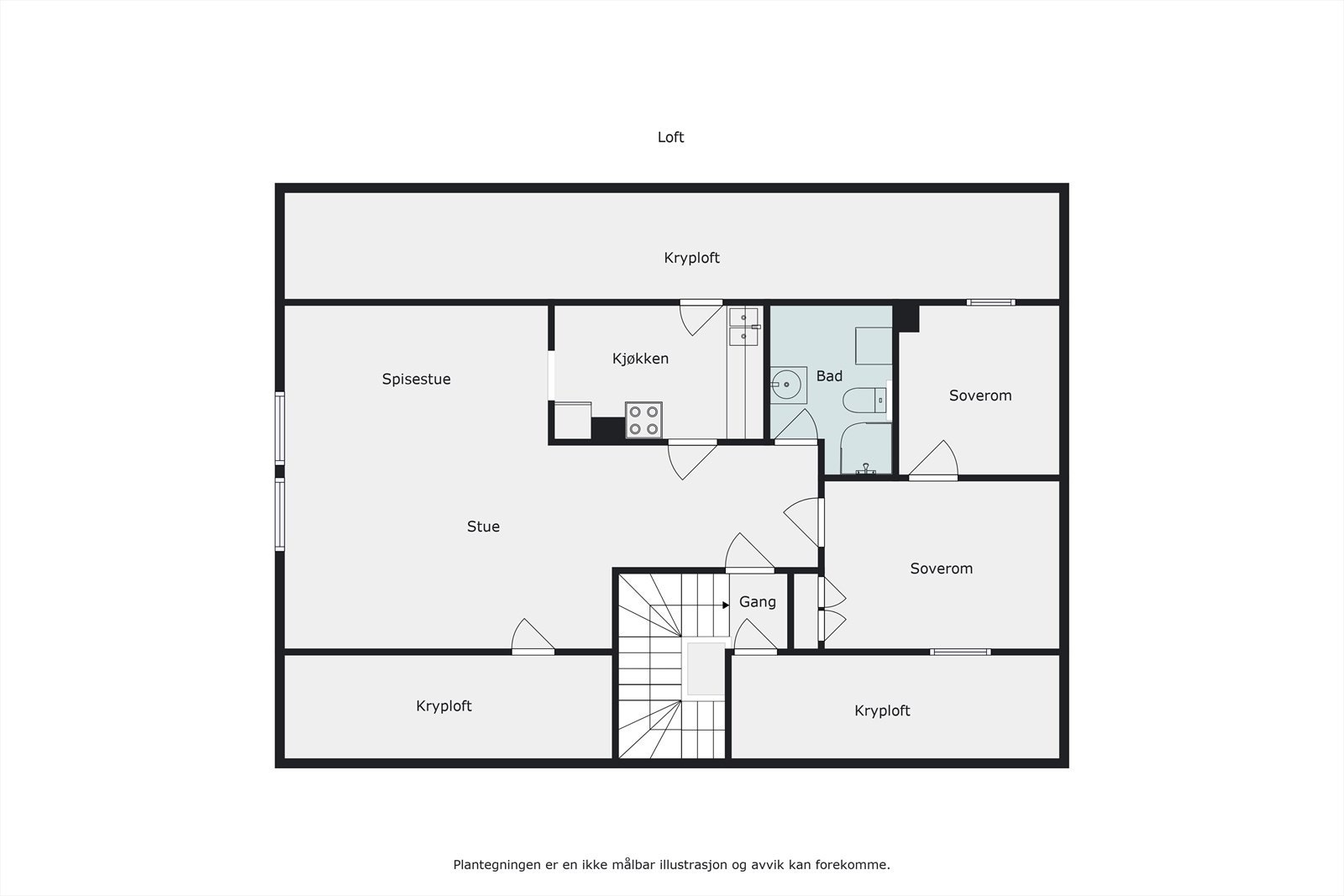 Plantegning Galleribilde