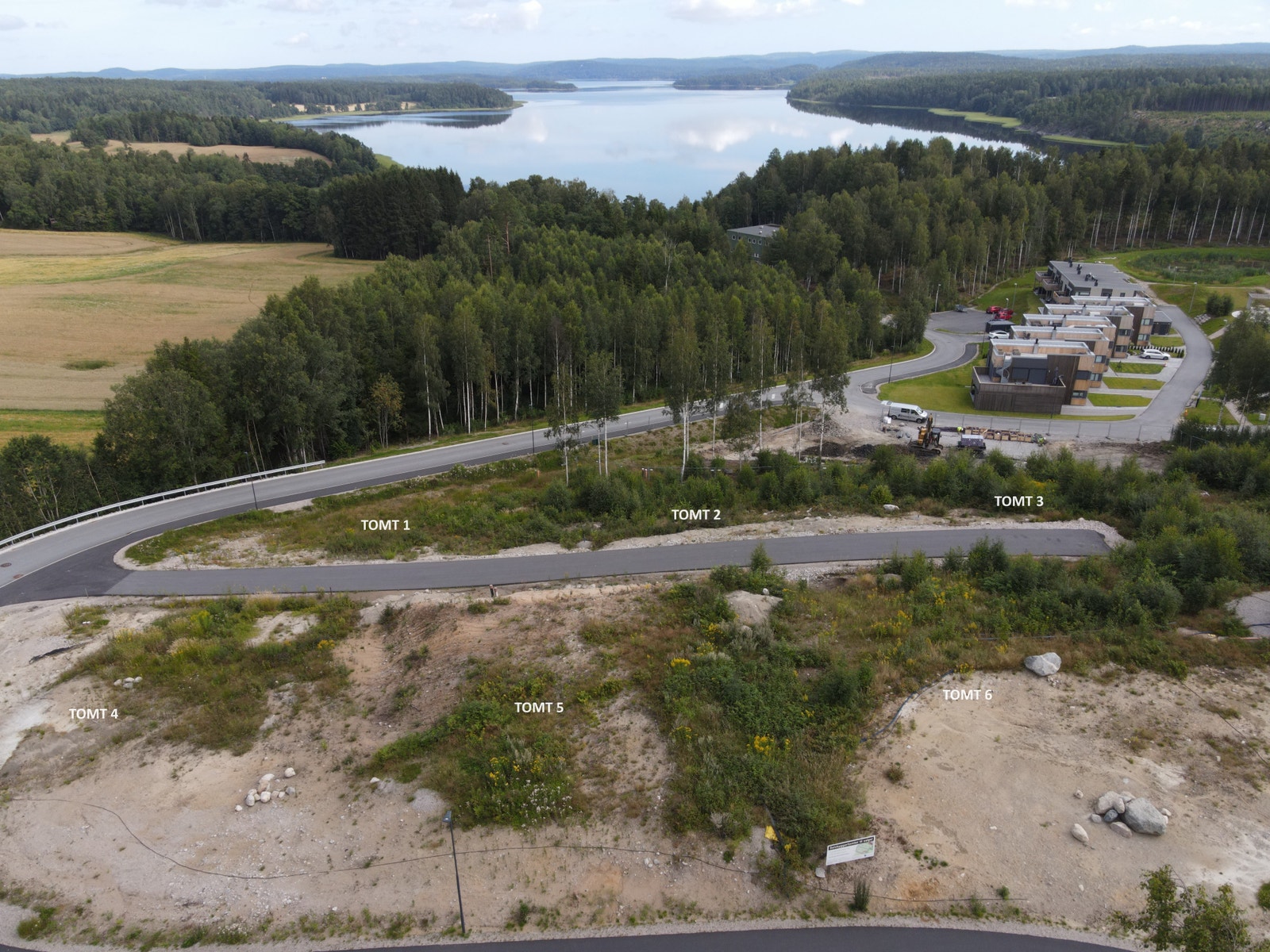 6 tomter i et nytt og spennende prosjekt. Galleribilde
