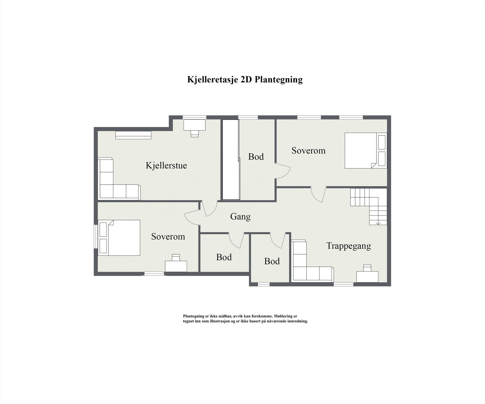Kjelleretasje - 2D Floor Plan.jpg Galleribilde