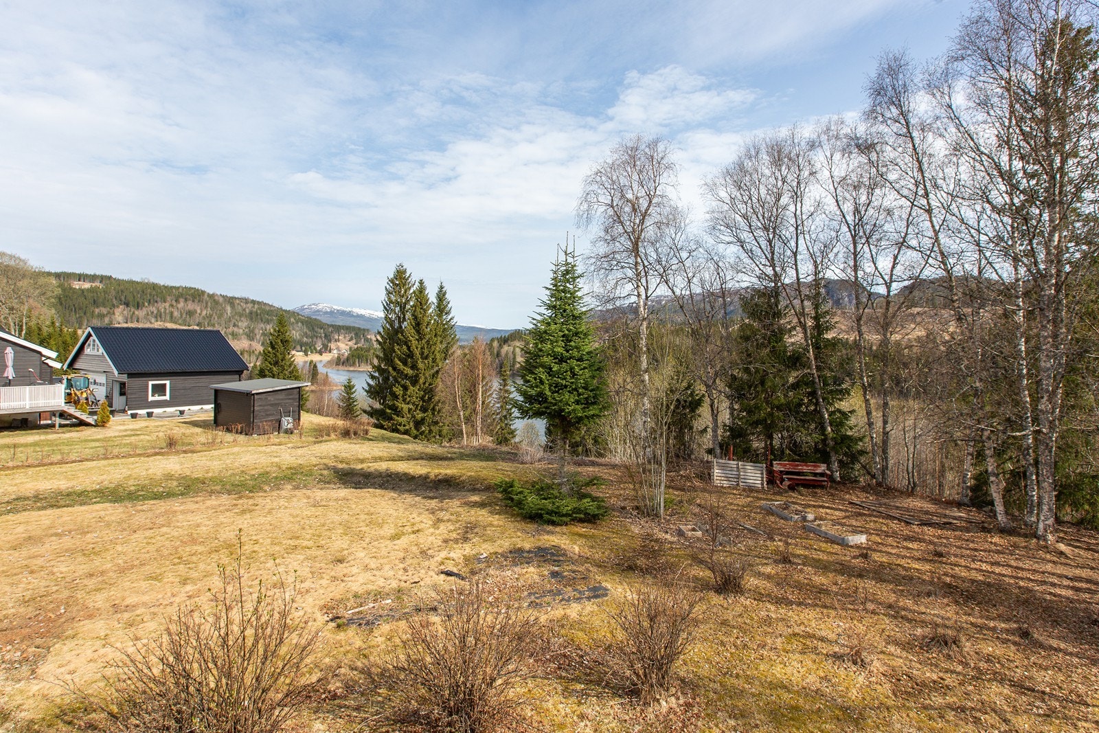 Utsikt fra terrassen Galleribilde