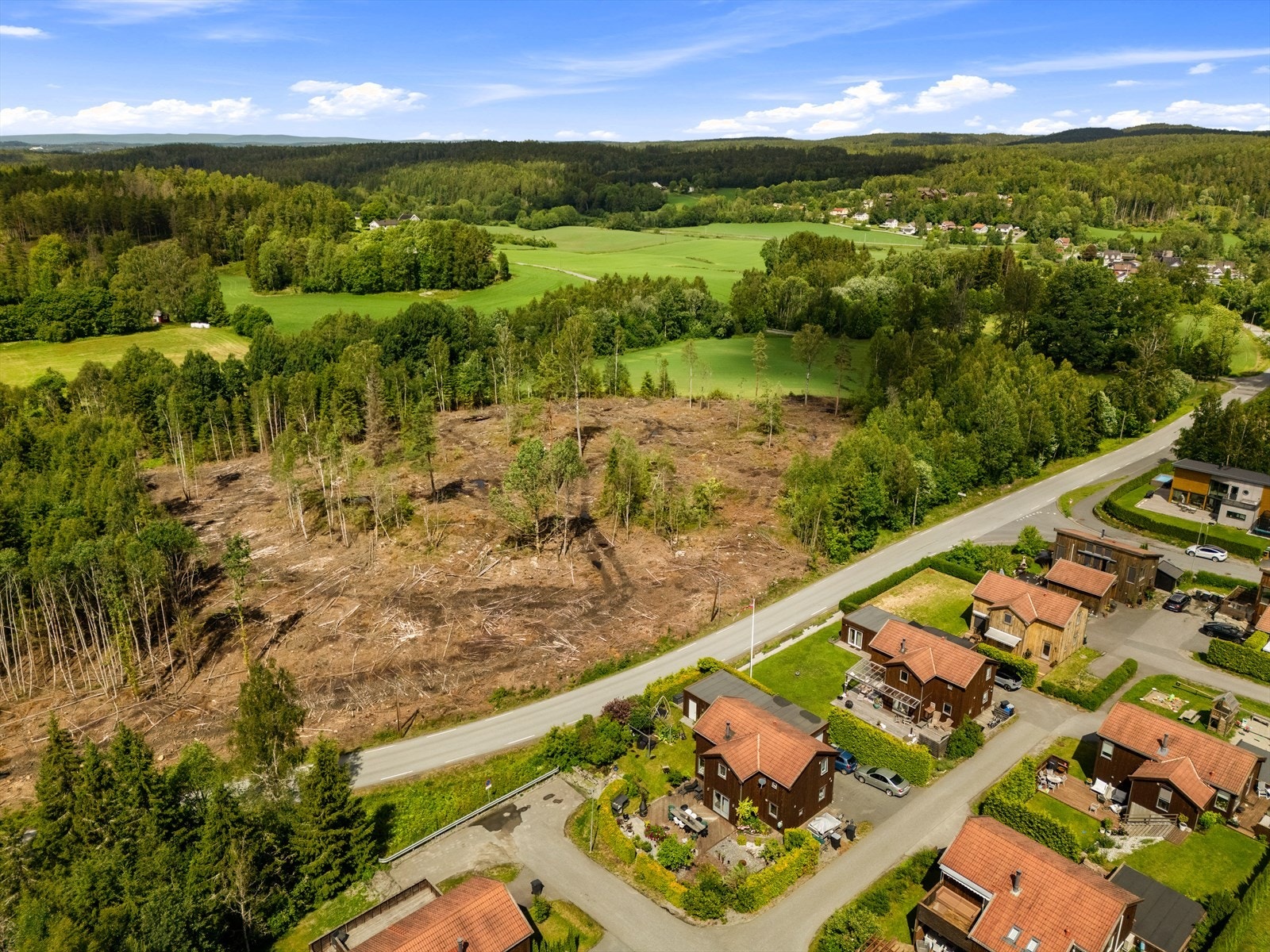 Dronefoto Galleribilde