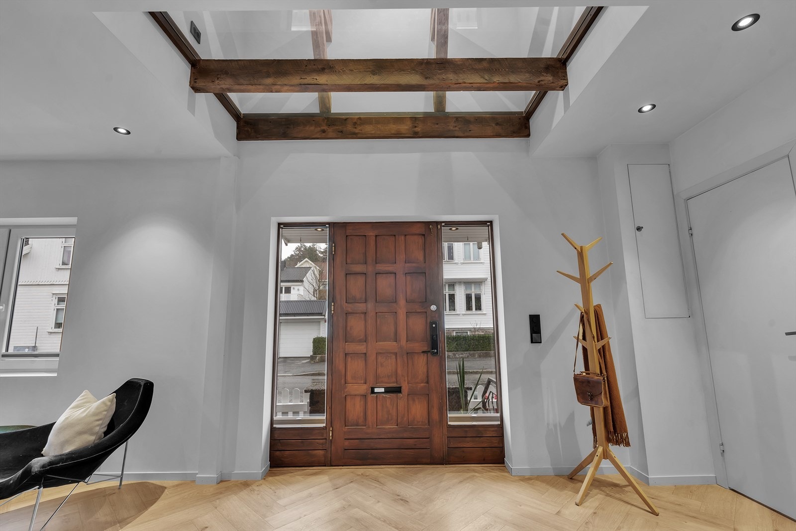 Lekker detalj meg glass mellom 1. og 2. etasje Galleribilde