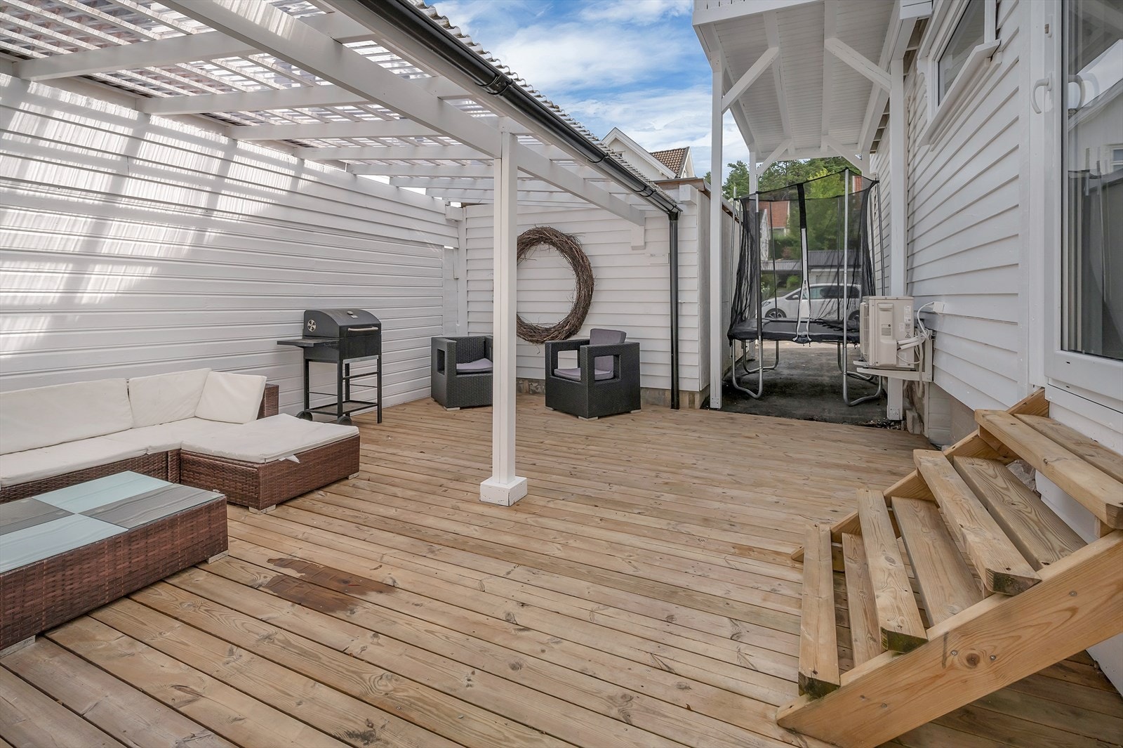 Usjenert uteplass Galleribilde