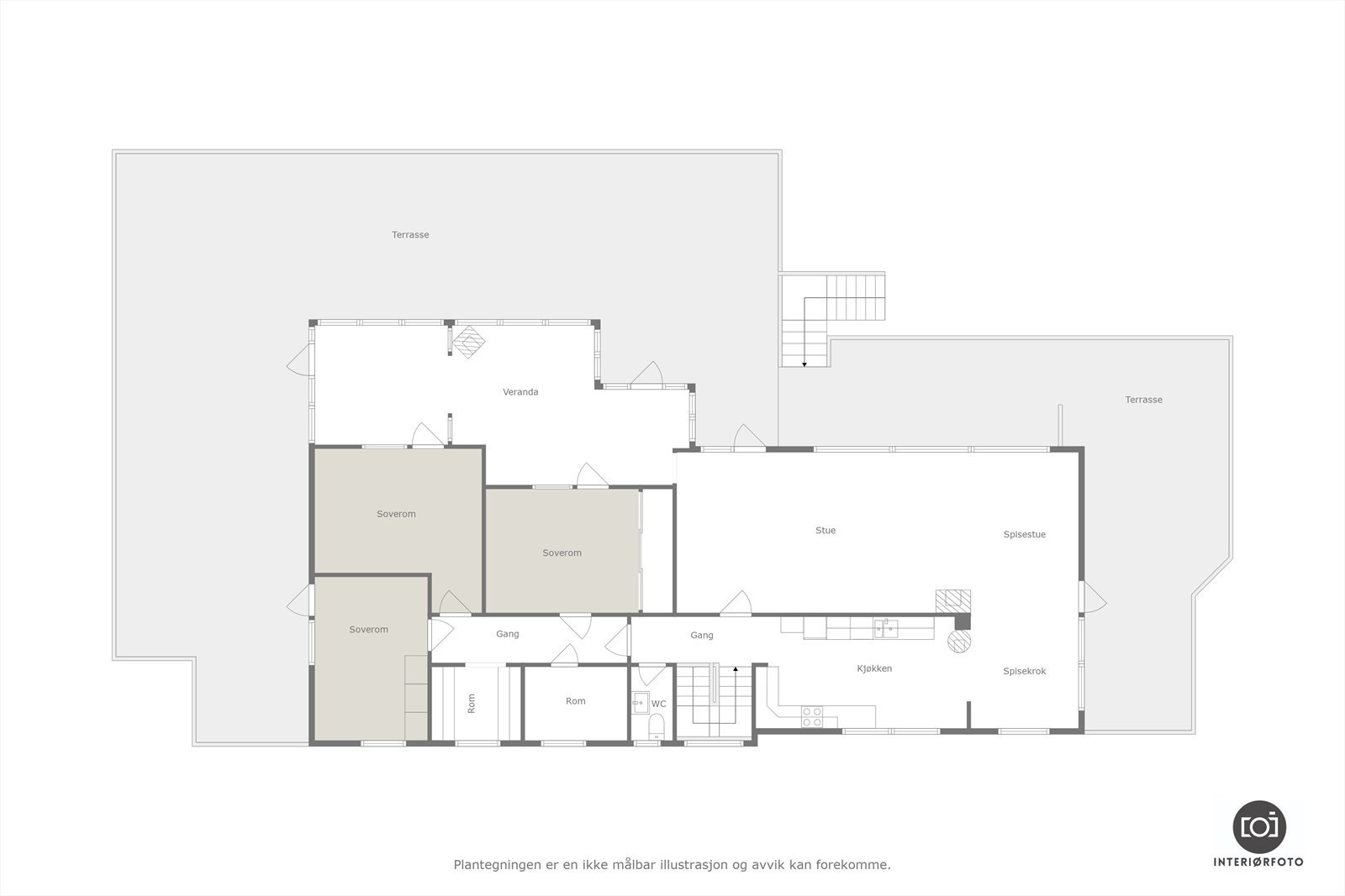 Plantegning Galleribilde