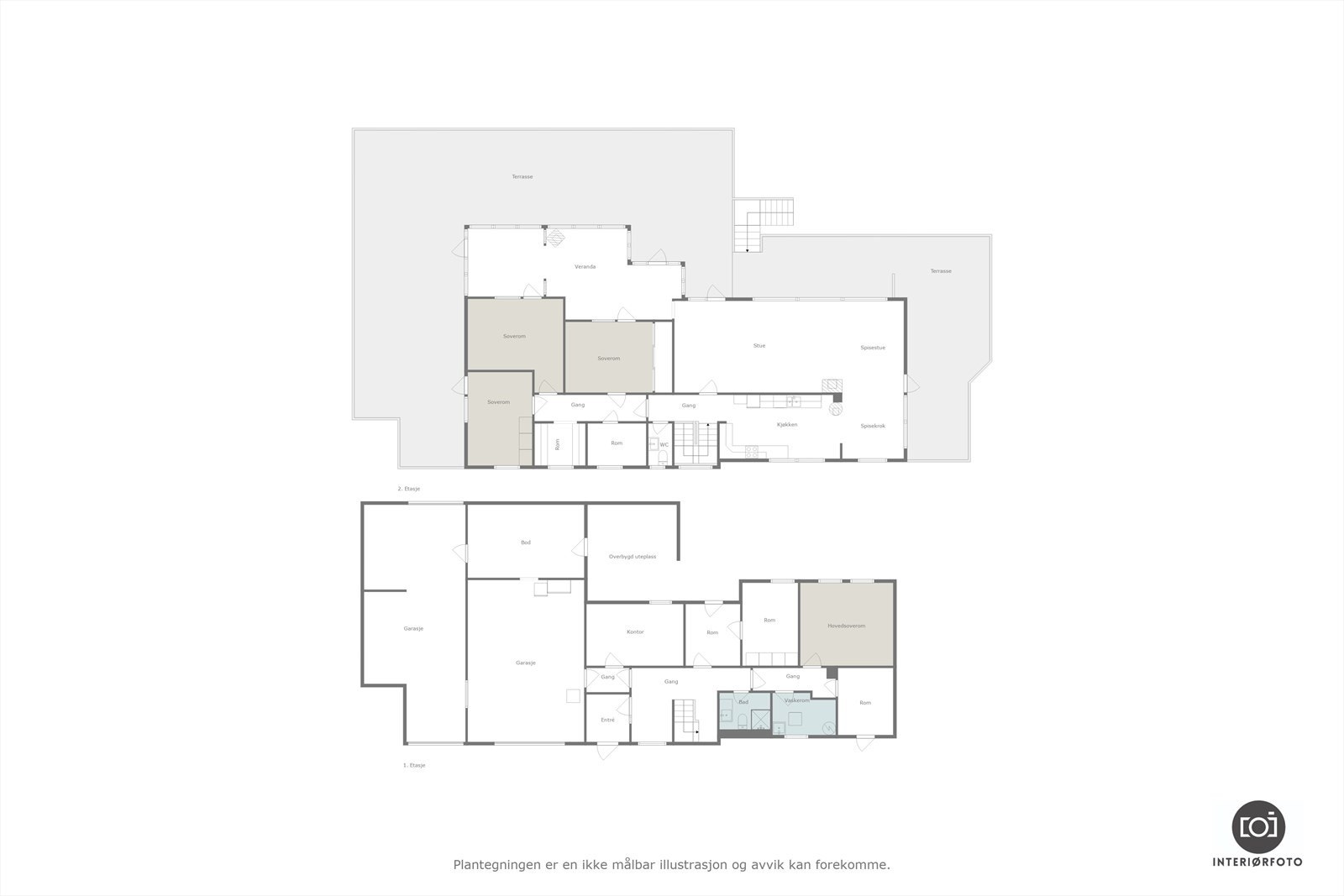 Plantegning Galleribilde