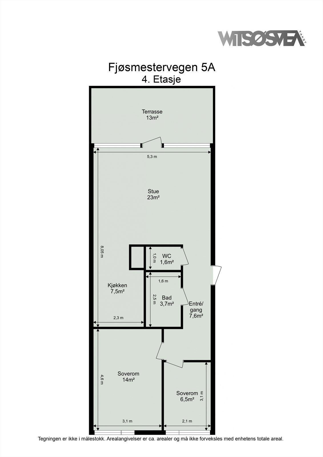 Planskisse Galleribilde