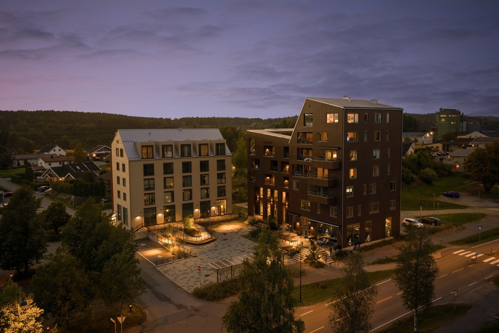 Dronefoto Galleribilde