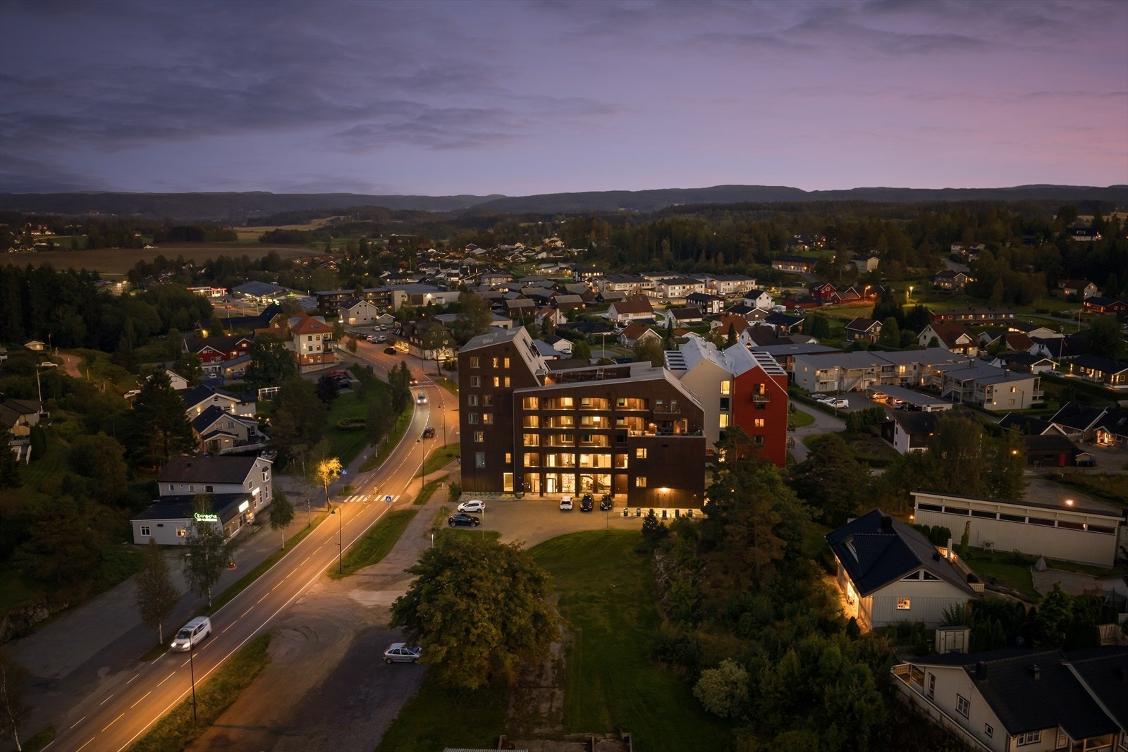 Dronefoto Galleribilde