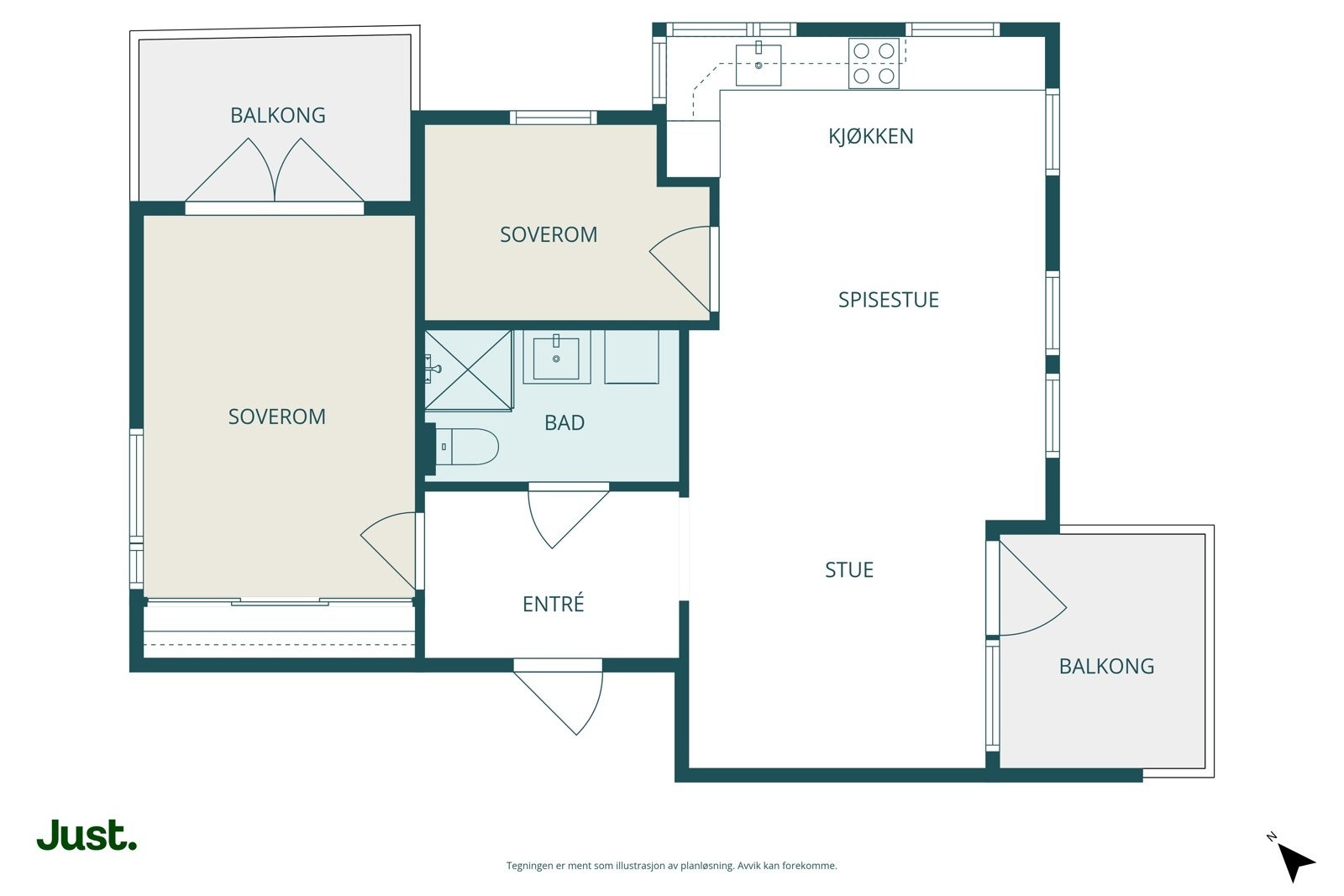 Planskisse. Galleribilde