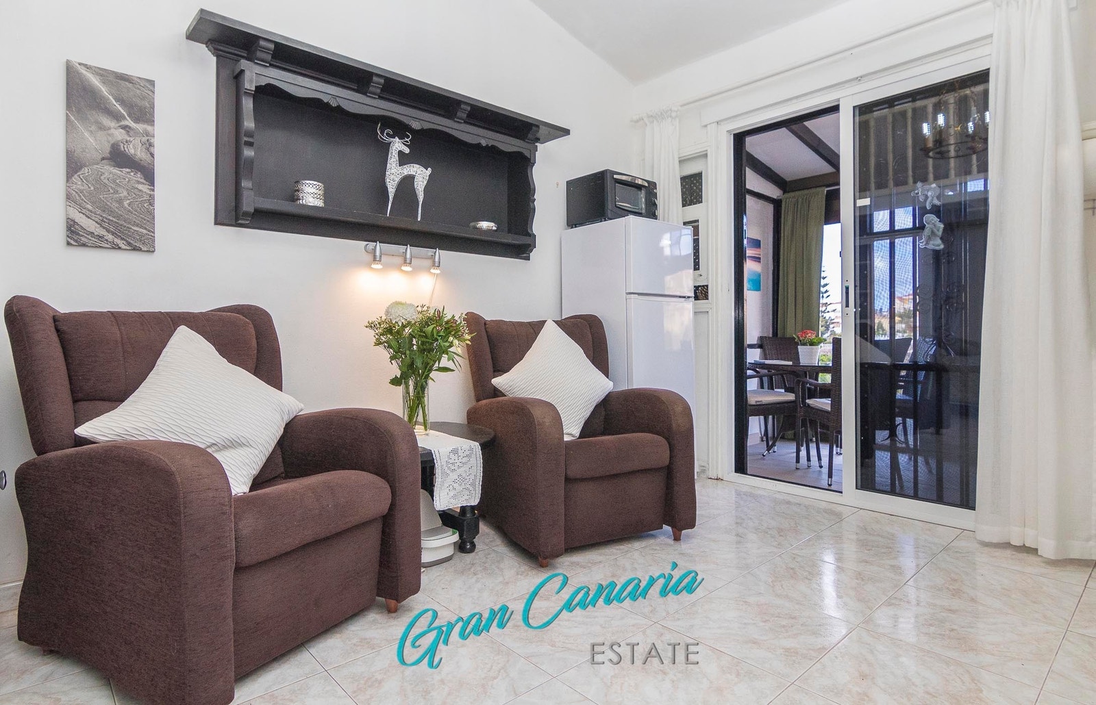 Lys stue Galleribilde