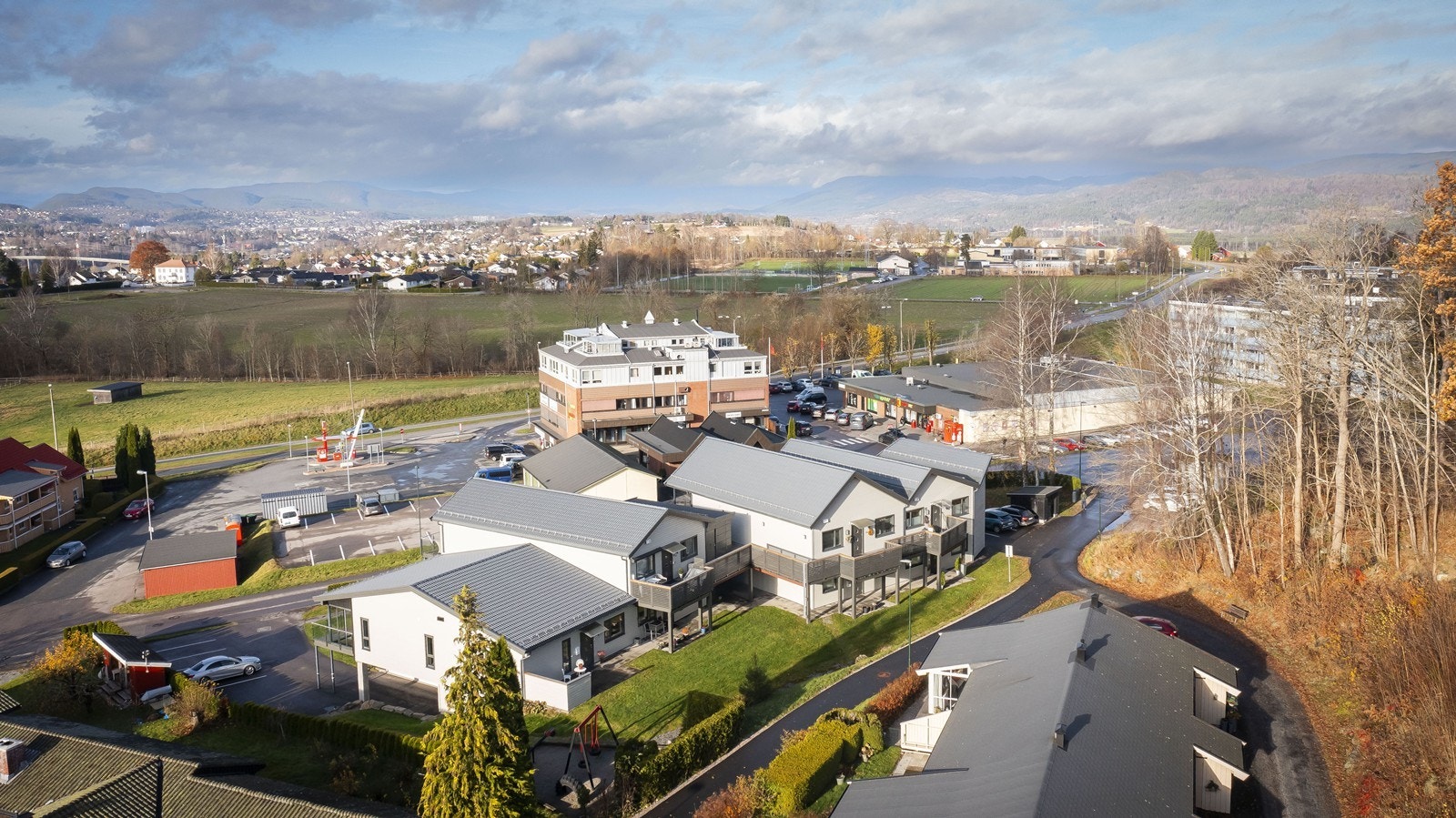 Buerveien Panorama ligge rett ved Borgeåsen senter Galleribilde