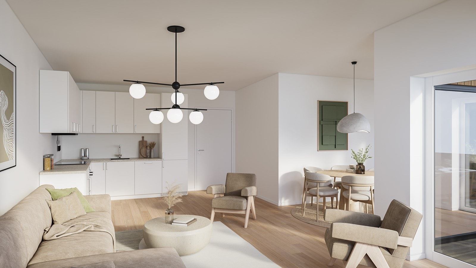 2.Etasje Stue Galleribilde