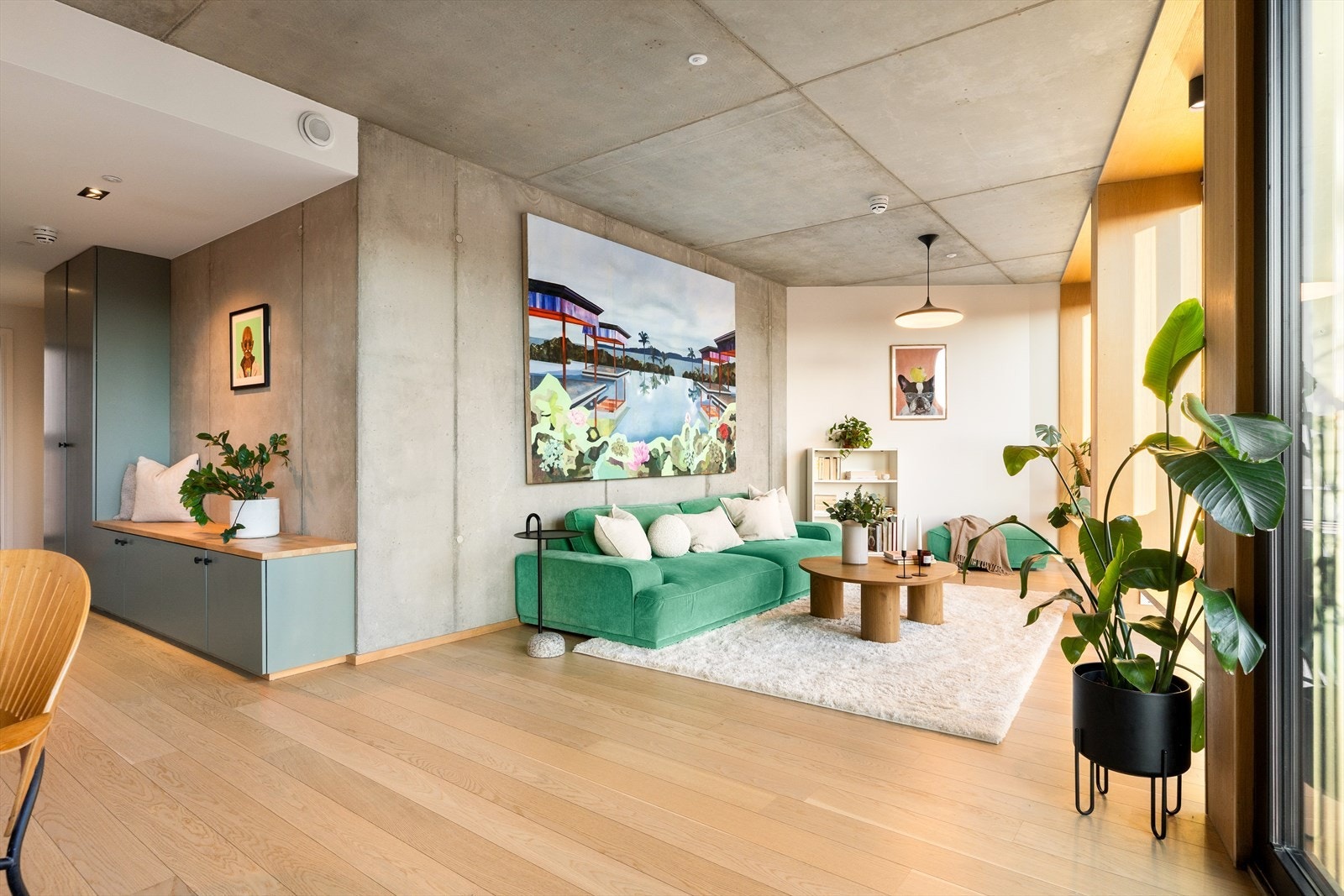 Leiligheten har en optimal og velfungerende planløsning med naturlig arealfordeling. Galleribilde