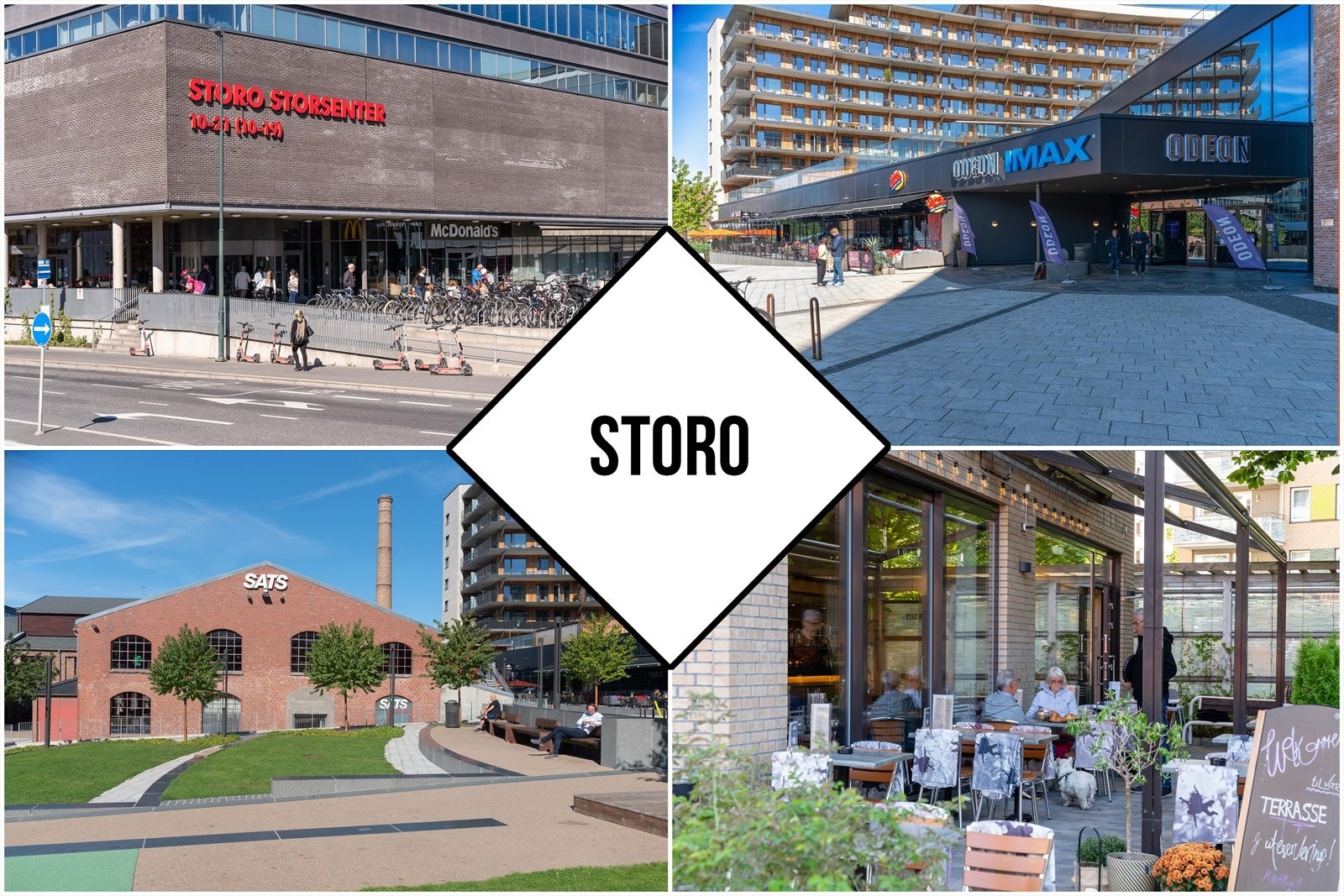 Ved å bo her får du også gangavstand til Storo med bl.a Oslos største kjøpesenter - kort oppsummert har leiligheten en svært sentral beliggenhet! Galleribilde