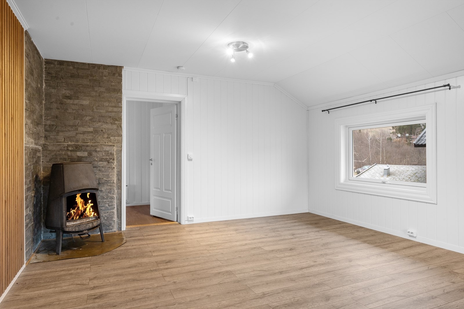 Peisovn sørger for god varme på kalde dager. Galleribilde