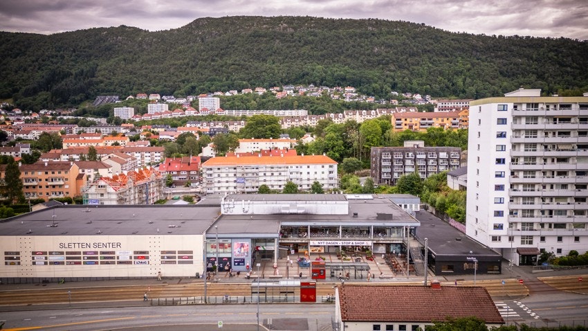 - Gangavstand til Sletten senter - Galleribilde