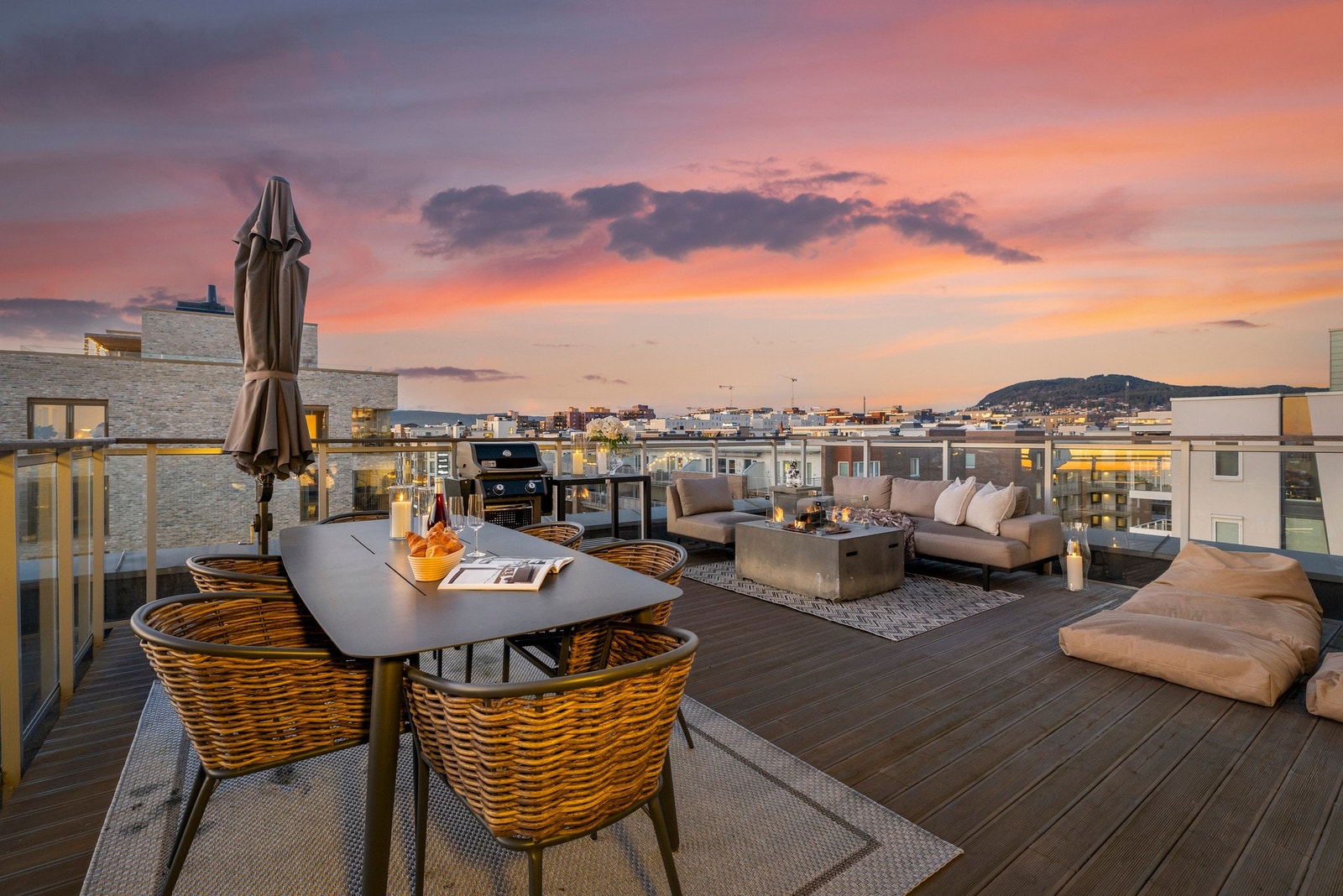 - Stor privat terrasse på 37 kvm - Galleribilde