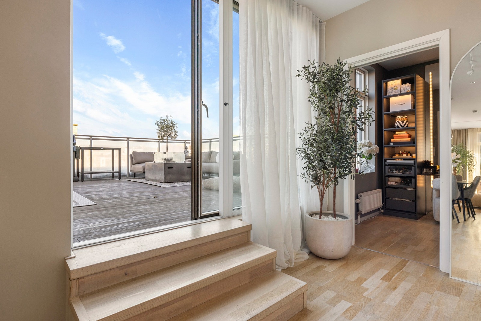 - Adkomst til privat takterrasse - Galleribilde