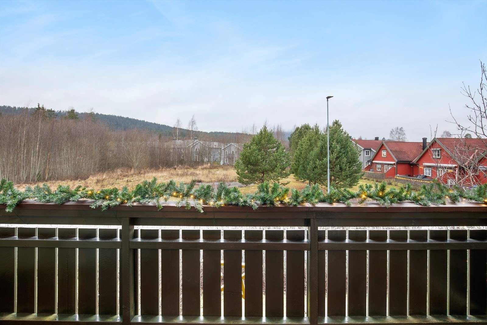 Verandaen er vendt ut mot friareal. Galleribilde