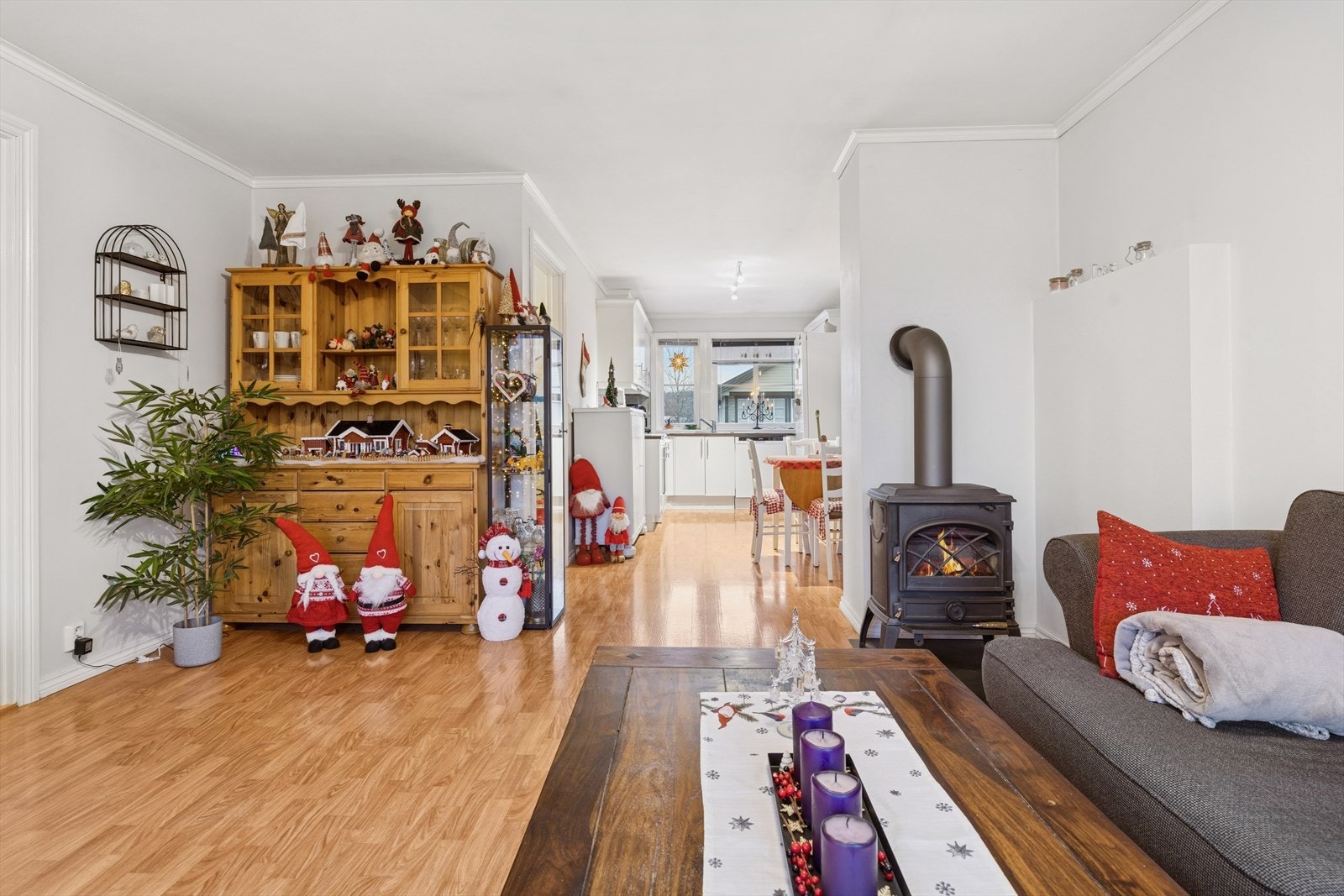 Peisovn som varmer godt på kalde vinterdager. Galleribilde