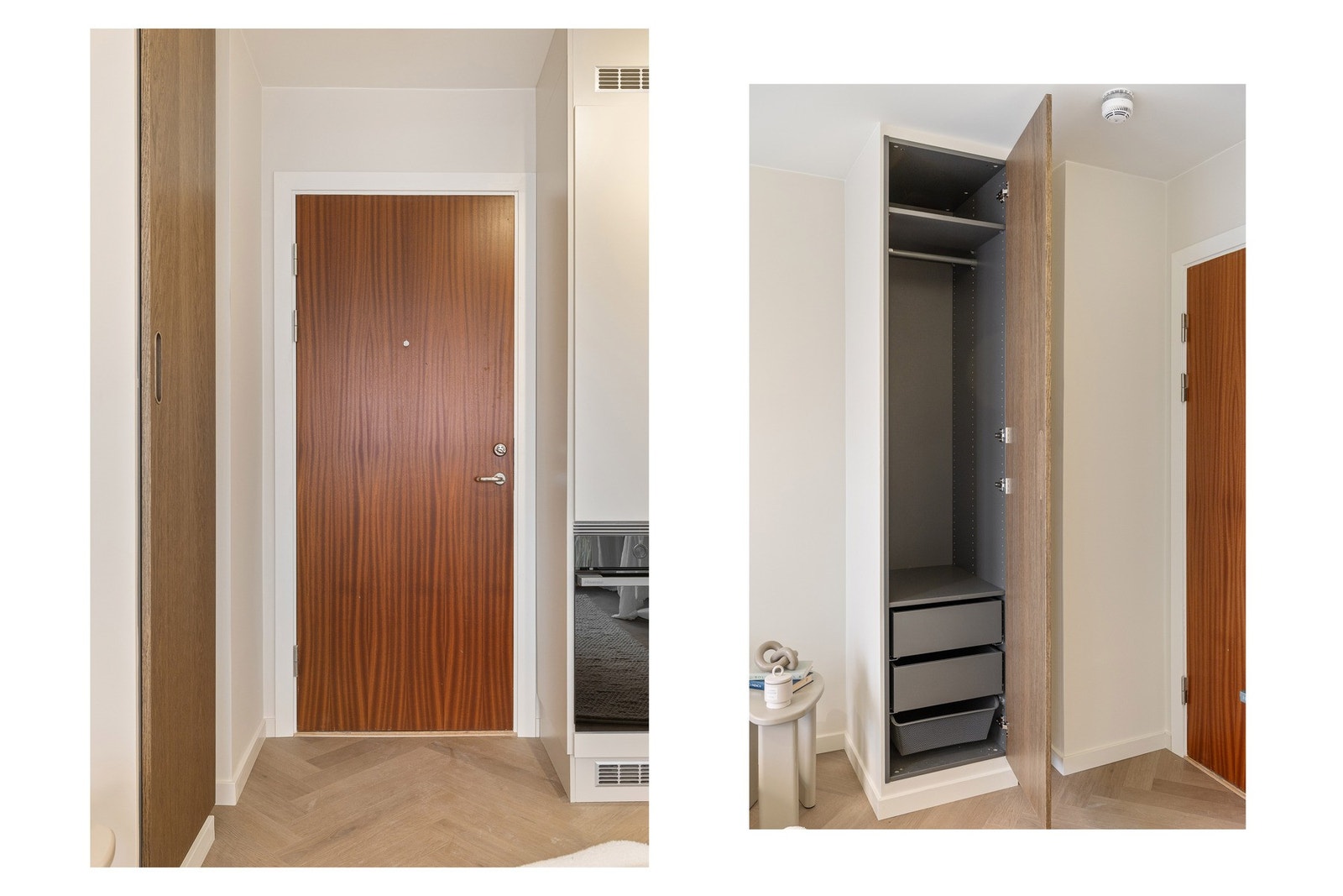 Brann- og lydklassifisert entrédør. Galleribilde