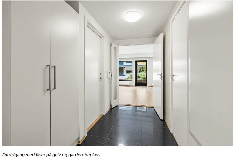 Flislagt inngang Galleribilde