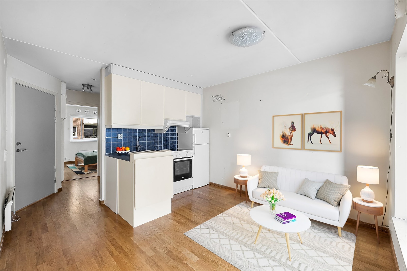 Eiendomsmegler Krogsveen v/ Per Inge Hunvik ønsker velkommen til Fetsund Brygge 2! - Digital styling av foto Galleribilde