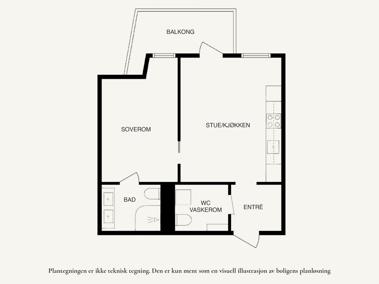 Plantegning, 5. etg. Galleribilde