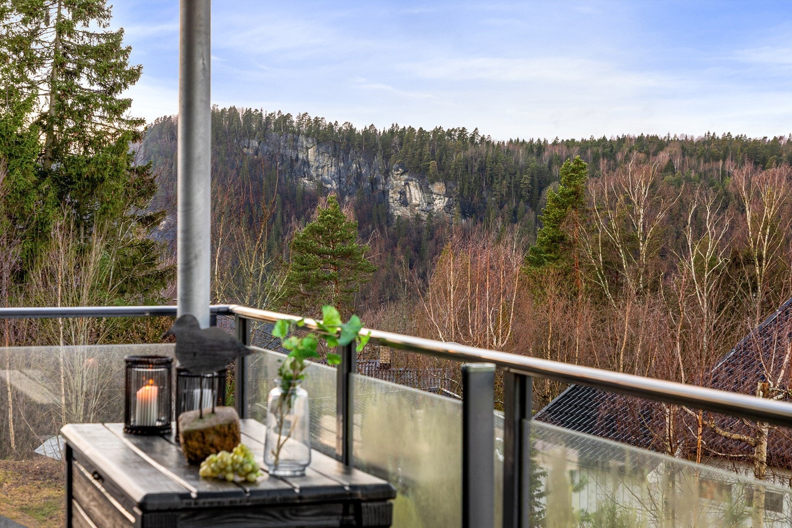 Dra balkong utenfor stuen Galleribilde