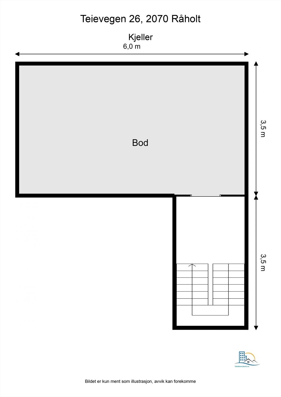 Plantegning underetasje Galleribilde
