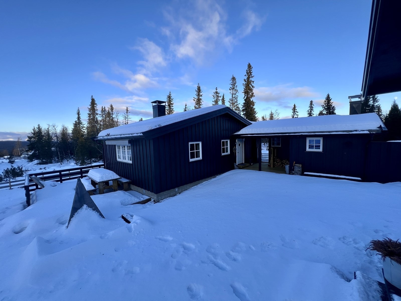 Vinterbilde tatt av eiendomsmegler 31.12.2025 Galleribilde