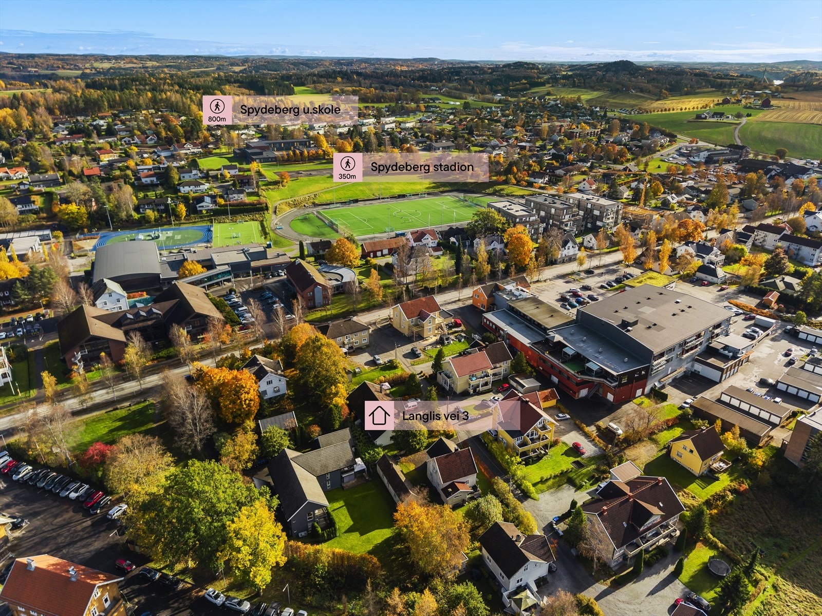 Dronefoto Galleribilde