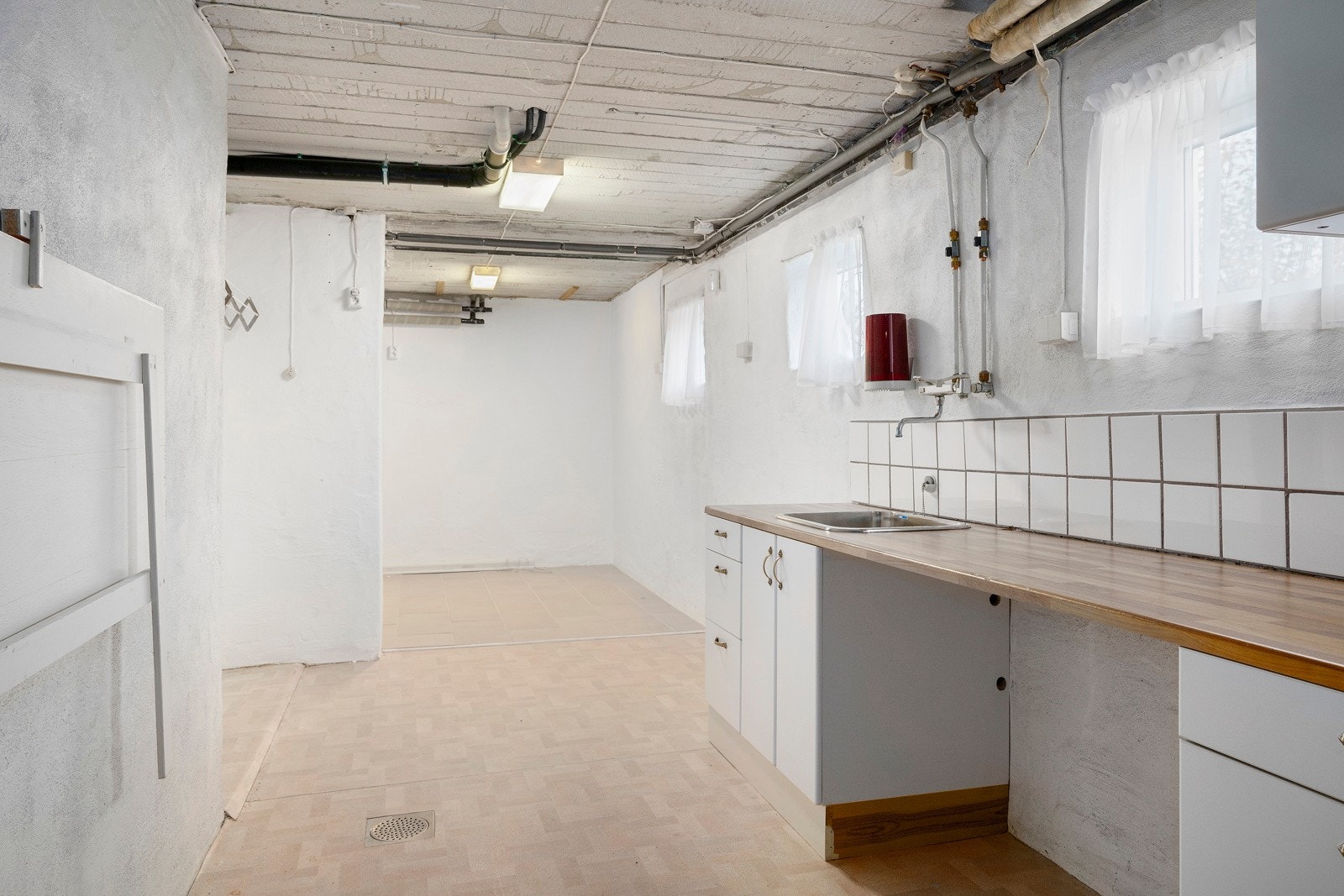 Vaskerom i underetasjen (TG3). Galleribilde