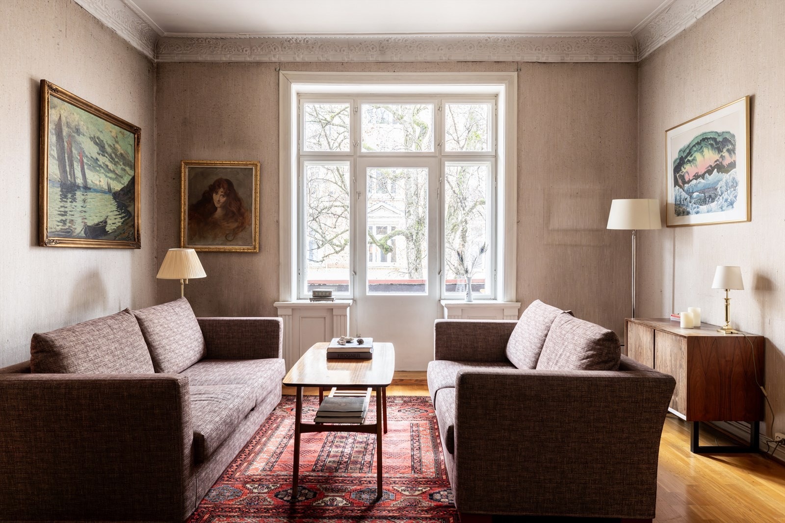 Adkomst til balkong fra stuen. Galleribilde