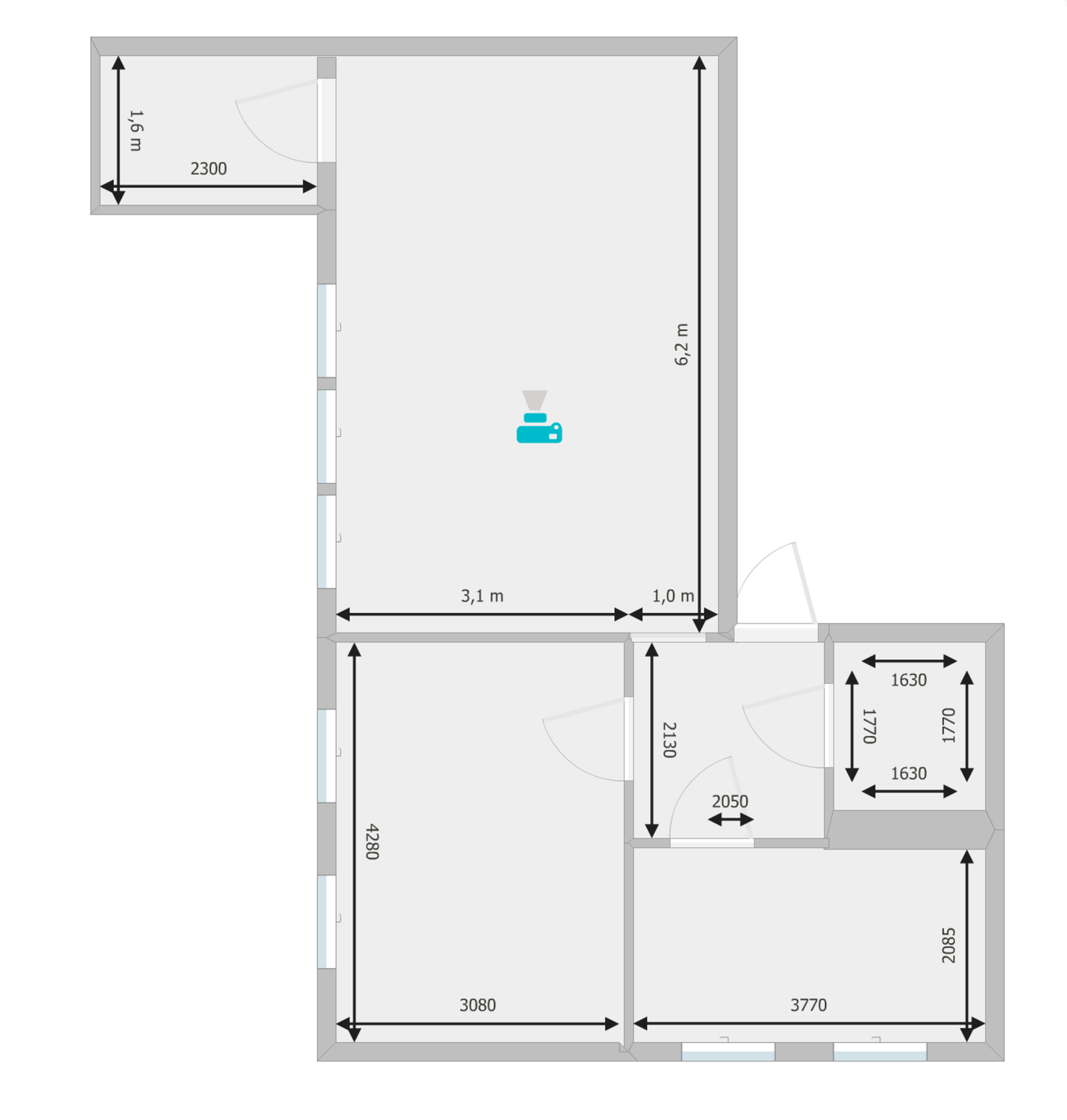 Plantegning - Geitmyrsveien 27 Galleribilde