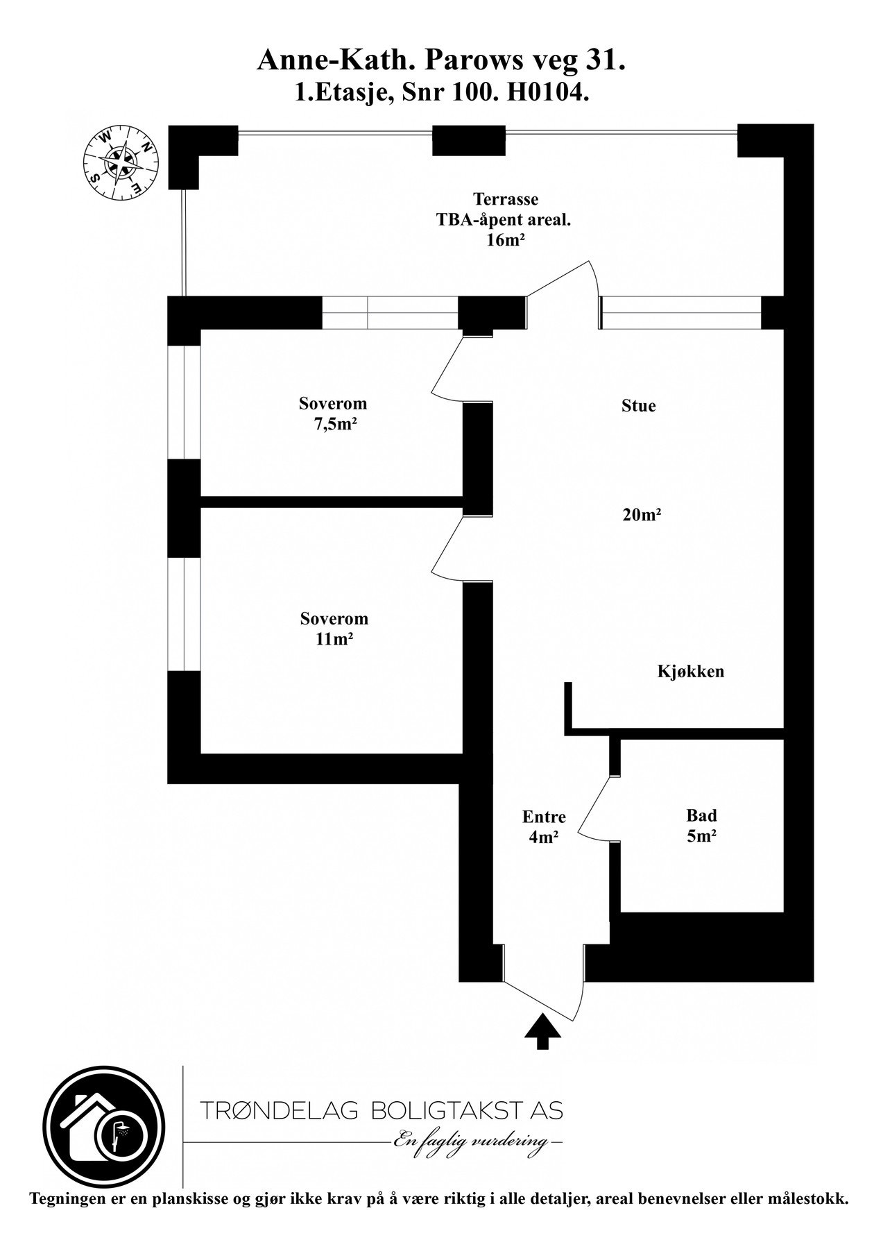 Planskisse. Galleribilde