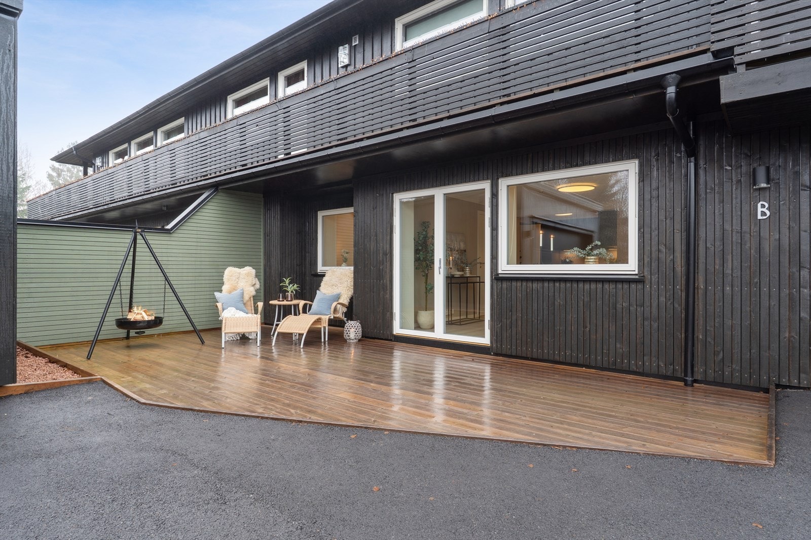 Herlig uteplass. Galleribilde