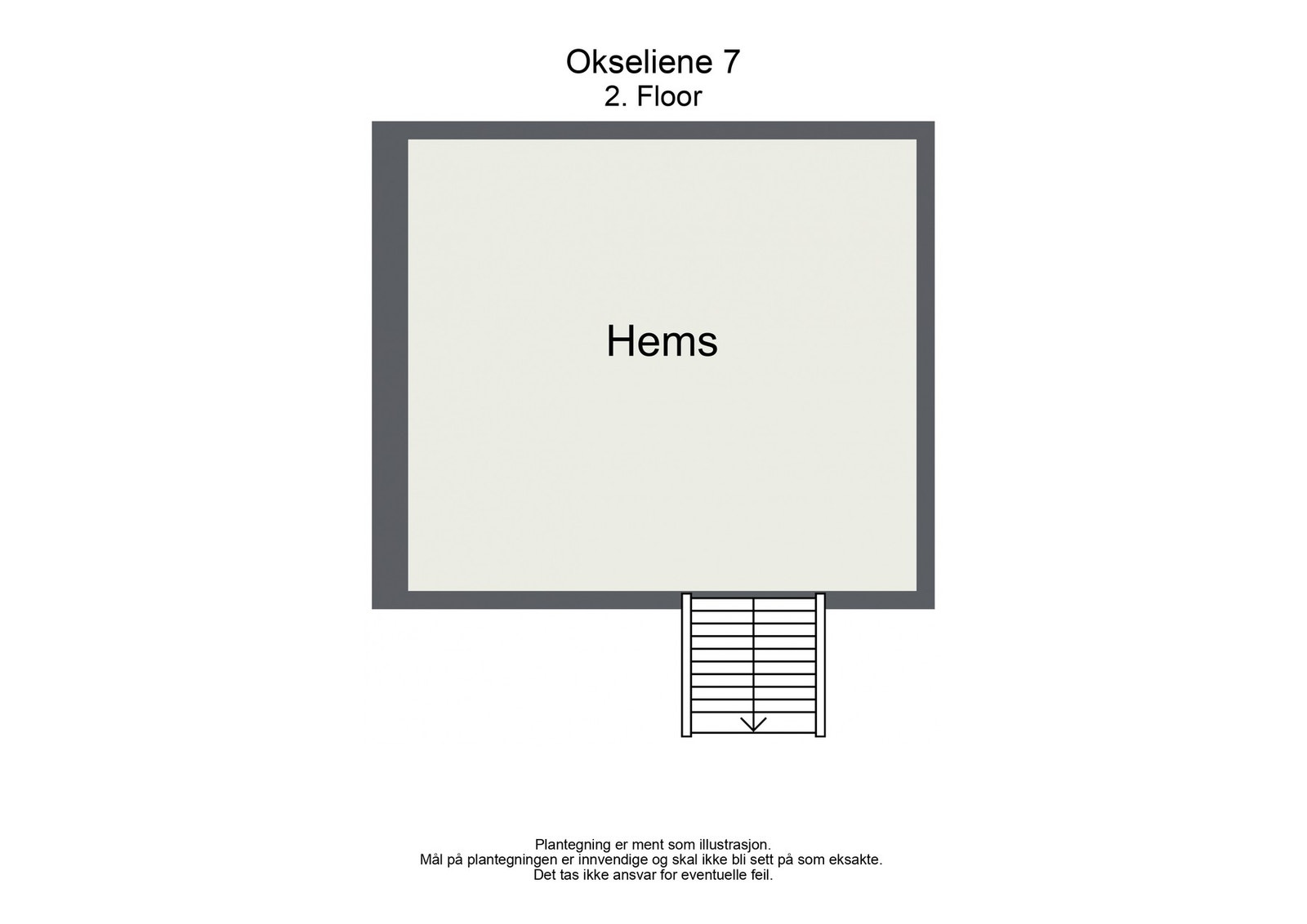 Plantegning hems. Galleribilde