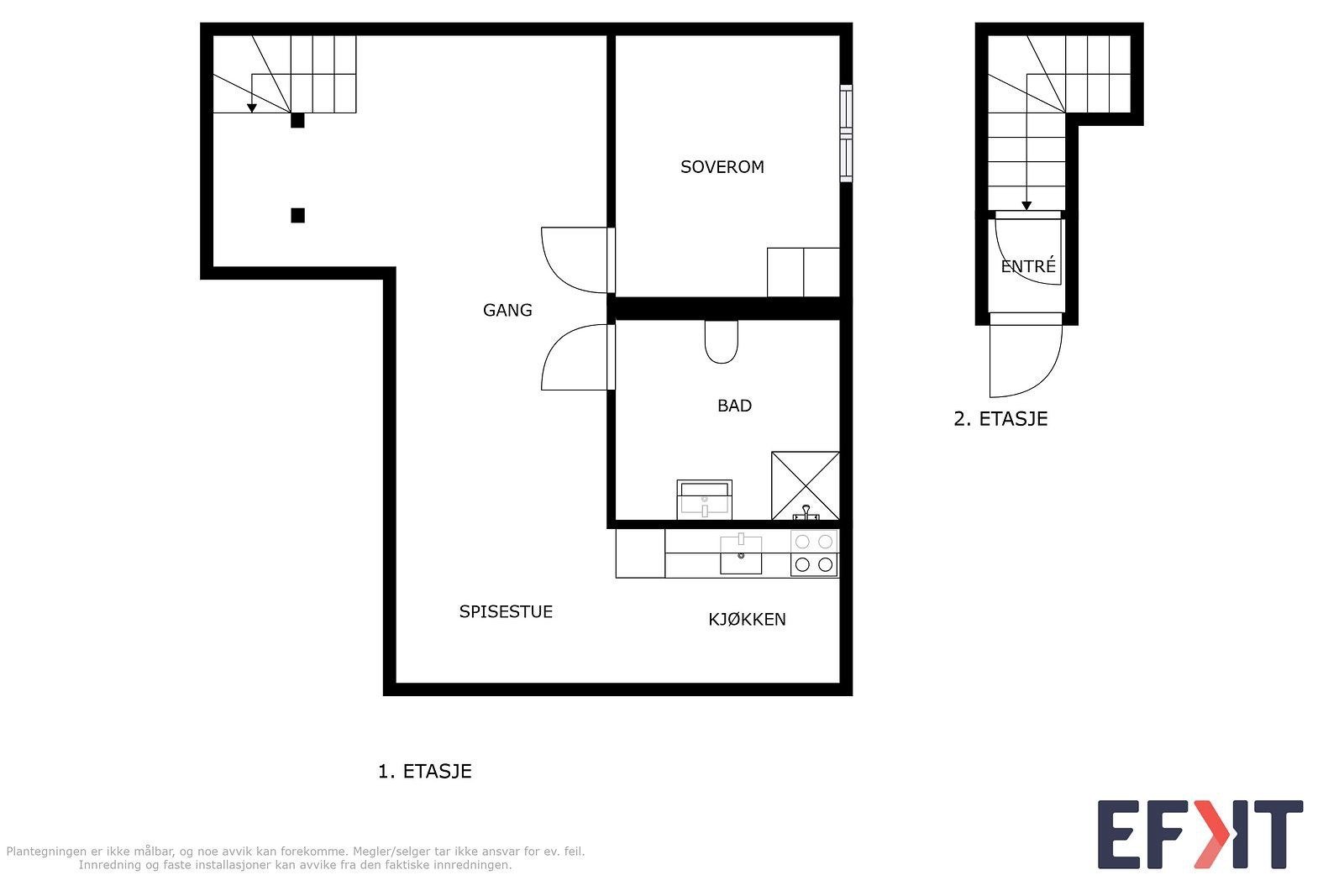 Planskisse kjeller. Galleribilde