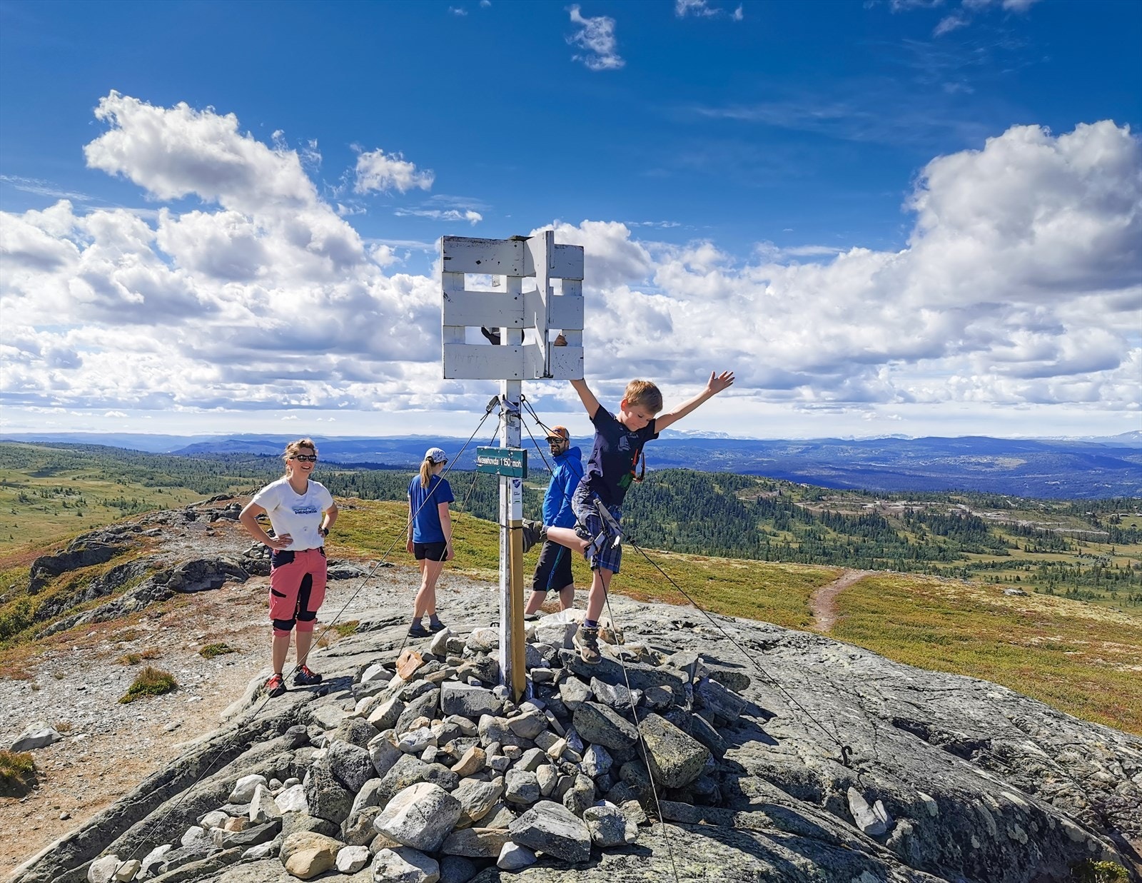Kvasshovda på Nesfjellet - en av de mange toppene å bestige. Galleribilde