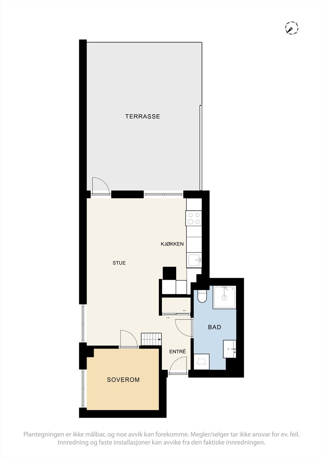 Plantegning - 1. etasje. Galleribilde